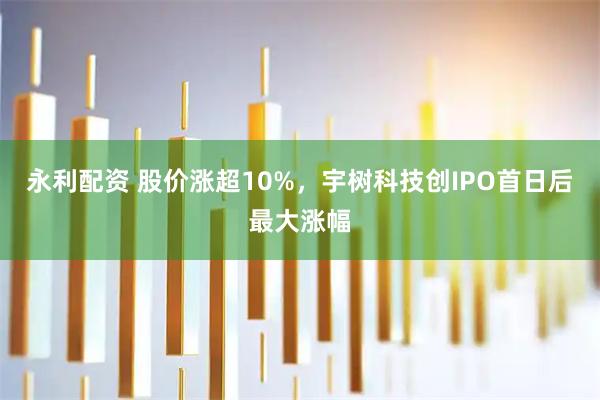 永利配资 股价涨超10%，宇树科技创IPO首日后最大涨幅