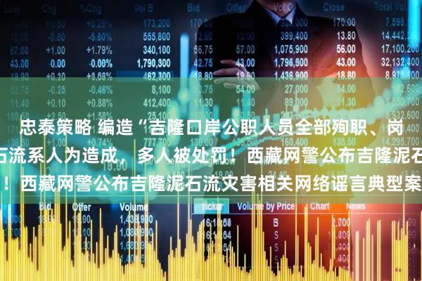 忠泰策略 编造“吉隆口岸公职人员全部殉职、岗位大量空缺”,捏造泥石流系人为造成,多人被处罚!西藏网警公布吉隆泥石流灾害相关网络谣言典型案例